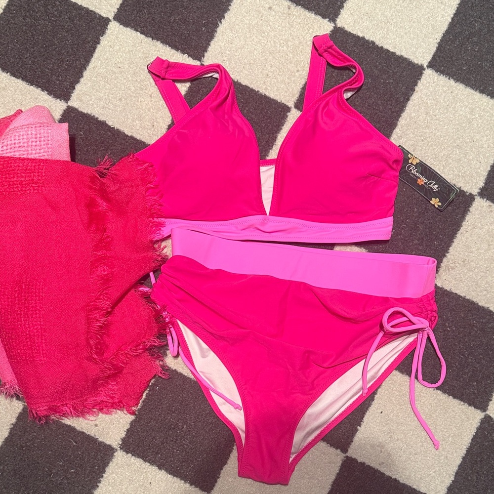 #242. Vibrant Pink Bikini Set